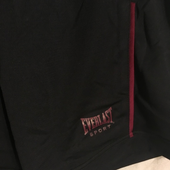 NWT Everlast Sport Black w/red trim shorts size S - Picture 3 of 7